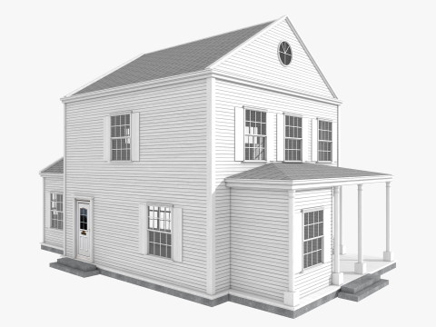 Five House Collection 3D Model