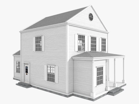 Five House Collection 3D Model