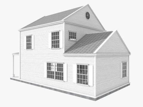 Five House Collection 3D Model