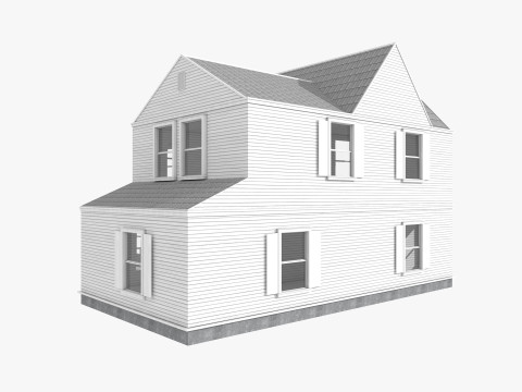 Five House Collection 3D Model