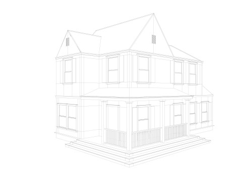 Five House Collection 3D Model