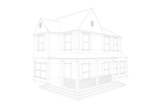 Five House Collection 3D Model