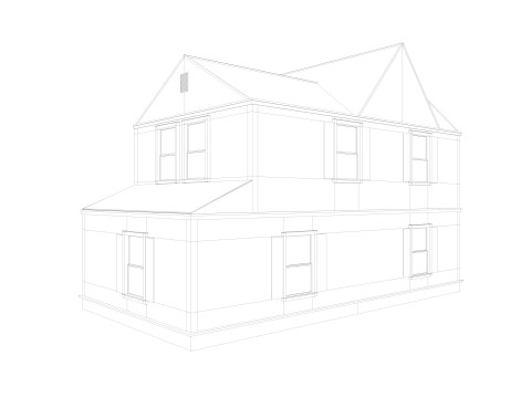 Five House Collection 3D Model