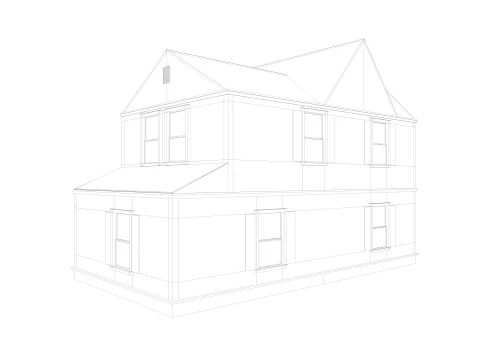 Five House Collection 3D Model