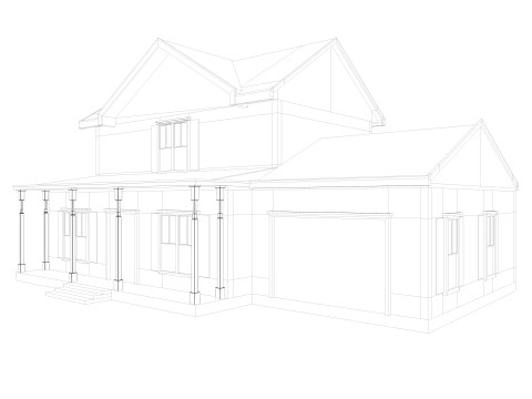 Five House Collection 3D Model