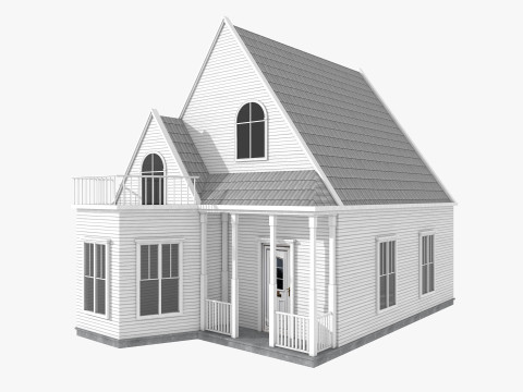 Five House Collection 3D Model
