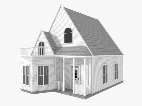 Five House Collection 3D Model