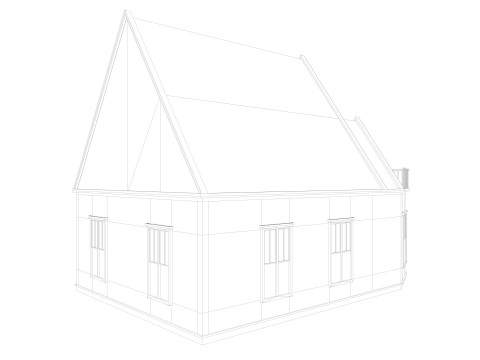 Five House Collection 3D Model
