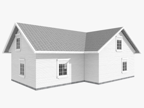Five House Collection 3D Model