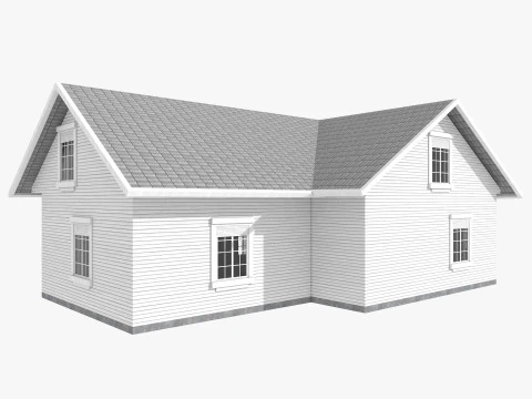 Five House Collection 3D Model