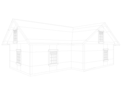 Five House Collection 3D Model