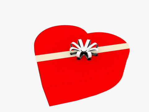 Gift Boxes Low-poly 3D Модель