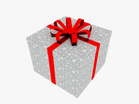 Gift Boxes Low-poly 3D Модель