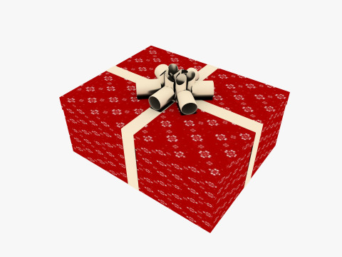 Gift Boxes Low-poly 3D Модель