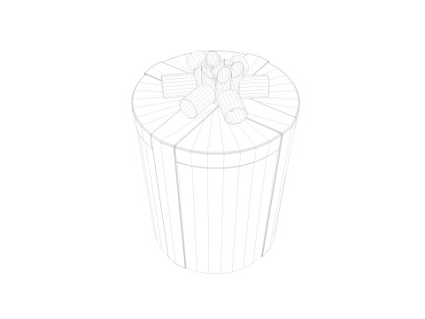 Gift Boxes Low-poly 3D Модель