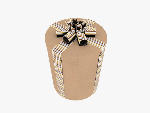 Gift Boxes Low-poly 3D Модель