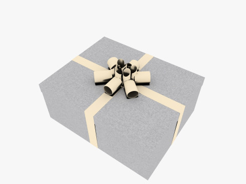 Gift Boxes Low-poly 3D Модель