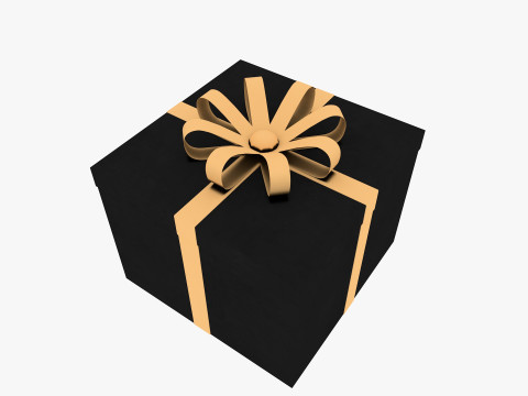 Gift Boxes Low-poly 3D Модель