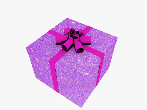 Gift Boxes Low-poly 3D Модель