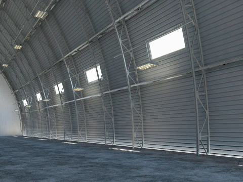 Hangar 3D Modell