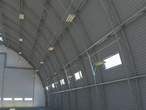 Hangar 3D Modell