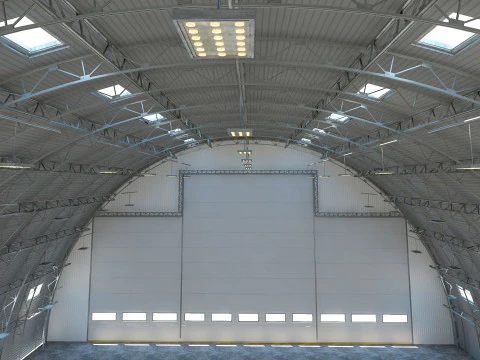 Hangar 3D Modell