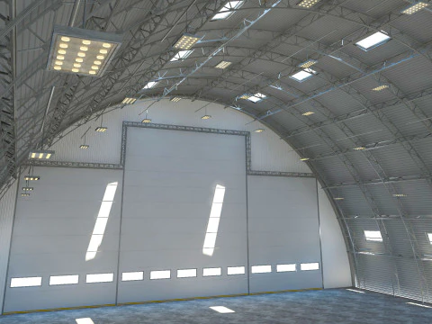 Hangar 3D Modell