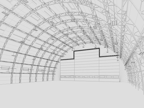 Hangar Model 3D