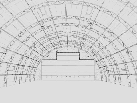 Hangar Model 3D