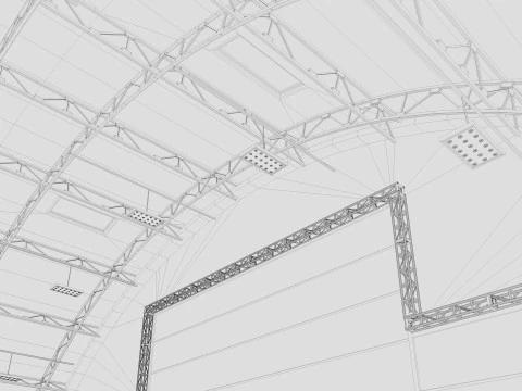 Hangar 3D Modell