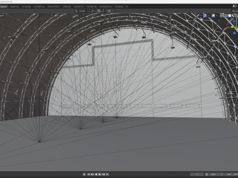 Hangar Model 3D