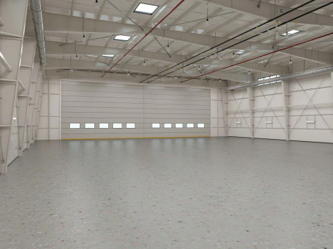Hangar 2 3D Modell
