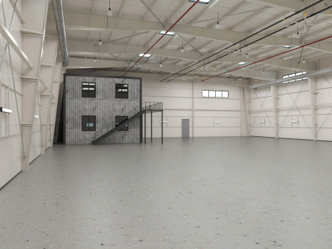 Hangar 2 3D Model