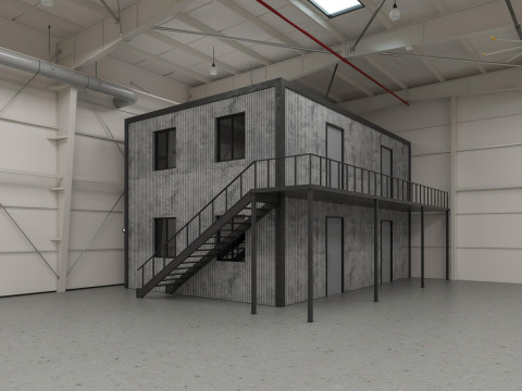 Hangar 2 3D Model