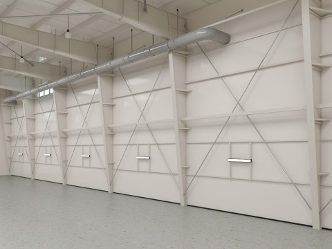 Hangar 2 3D Model