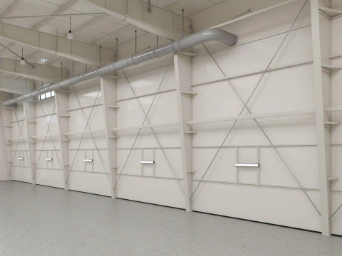 格納庫2 3Dモデル