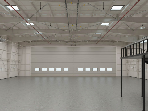 Hangar 2 3D Model