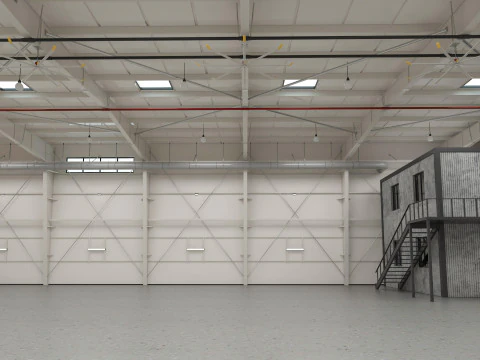 格納庫2 3Dモデル