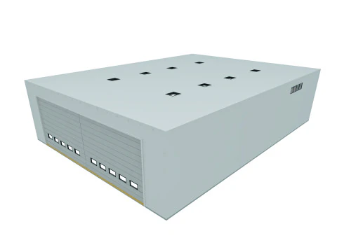 格納庫2 3Dモデル