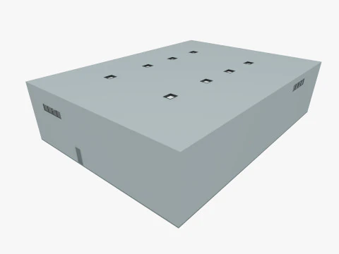 格納庫2 3Dモデル