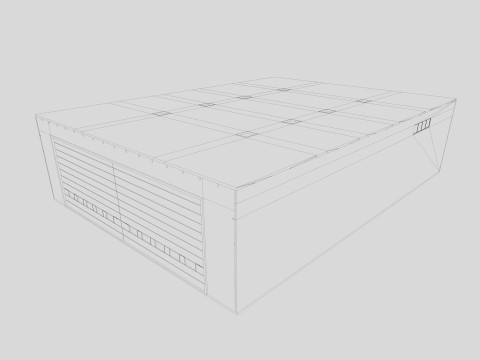 Hangar 2 3D Model