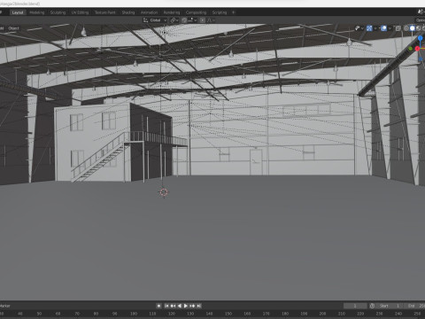 Hangar 2 3D Model