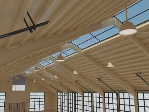 Horse Riding Hall Modelo 3D