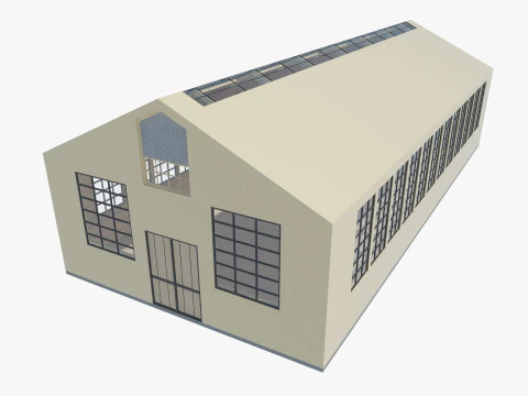 Horse Riding Hall 3D Model