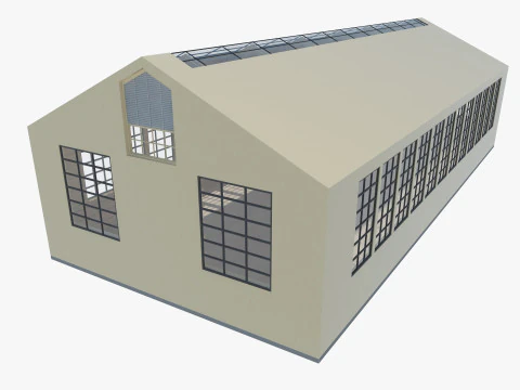 Horse Riding Hall 3D Model