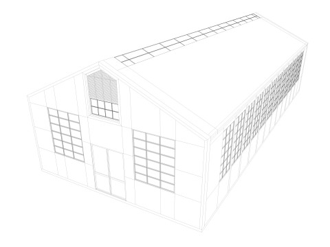 Horse Riding Hall Modelo 3D