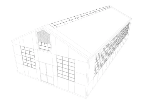 Horse Riding Hall 3D Model