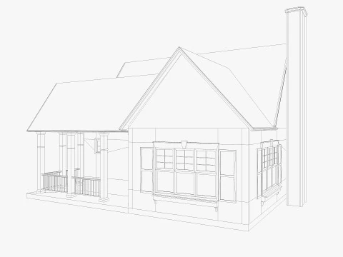 House Collection 12 House Low poly 3D Model