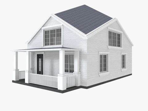 House Collection 12 House Low poly 3D Model
