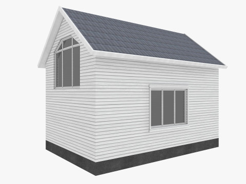 House Collection 12 House Low poly Model 3D